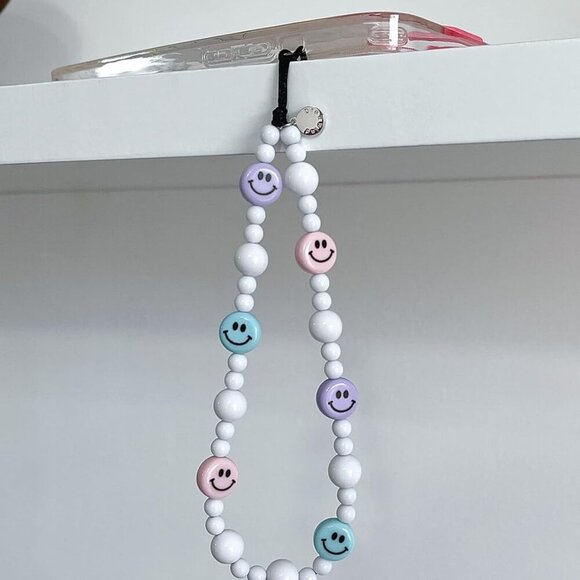 Phone Charm Strap Universal Cell Phone Lanyard Wrist Strap Beaded Phone Chain St - Picture 2 of 6